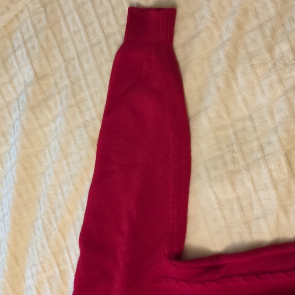 VTG Women's Knit Wool Sweater Mock Neck - Picture 5 of 6